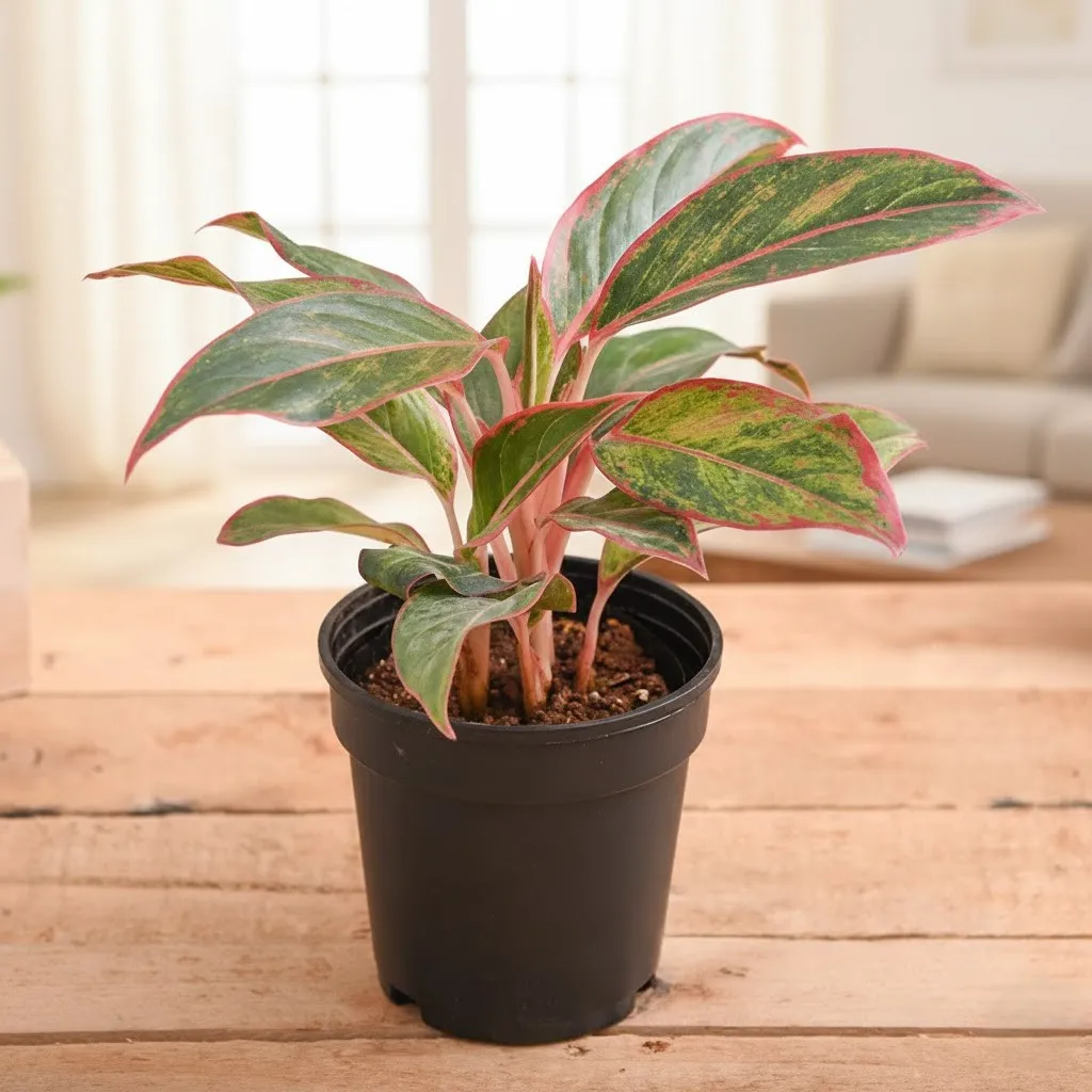 Aglaonema siam aurora, Aglaonema lipstick Plant in 5 inch (13 cm) Pot