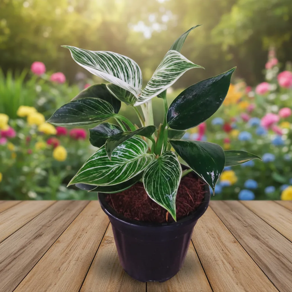 Philodendron Birkin in 4 inch Pot