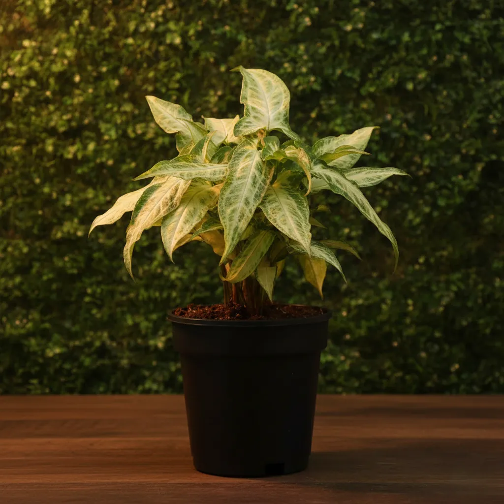 Syngonium podophyllum Mini Pixie Plant in 4 inch Pot