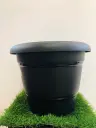 black plastic pot “12”